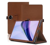 Custodia per Blackview Zeno 5 11 Pollici, Cover Tablet Blackview Zeno 5, Copertura Protettiva Pieghevole con Supporto per Matita e Cinturino da Polso, Protezione Completa. (Marrone)