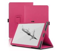 Custodia per Boox Note Max 13.3 Pollici, Cover Tablet Boox Note Max, Copertura Protettiva Pieghevole con Supporto per Matita e Cinturino da Polso, Protezione Completa. (Rosso)