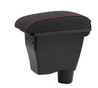 Custodia Per Bracciolo Compatibile Con Smart 450 451 453 454 Per Fortwo Per Forfour Scatola Bracciolo Centrale Per Auto Scatola Portaoggetti Per Bracciolo Auto Console Centrale Organizer 3USB(color1)