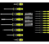 Custodia per cacciaviti Goobay da 58 pezzi per tutti i comuni lavori di assemblaggio NEW