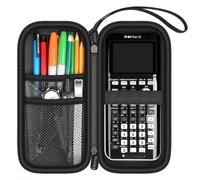 Custodia per calcolatrice TI-84 Plus CE/Evo/TI-30XS/TI-Nspire CX II, colore nero