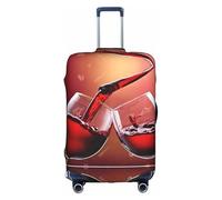 Custodia per calici da vino rosso, elegante custodia protettiva da viaggio con stampa su entrambi i lati, design elastico per una vestibilità sicura e protezione dai graffi, bianco, S