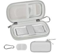 Custodia per cardiofrequenzimetro, compatibile con monitor Kardiamobile ECG, per Kardiamobile 6L/6L Max, scatola rigida da viaggio per Alivecor Kardia Mobile 6L, portapillole e moschettone inclusi