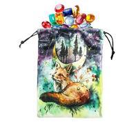 Custodia per carte dei tarocchi - Borsa per gioielli con coulisse, organizer per tarocchi e divinazione, 13 x 18 cm, supporto per forniture magiche, custodia compatta | Borsa portaoggetti