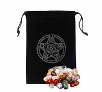 Custodia per carte dei tarocchi,Misteriosa custodia per carte dei tarocchi della magia nera - Durevoli sacchetti di carte dei tarocchi per carte da gioco da tavolo per divinazione delle streghe, borsa