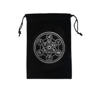 Custodia per carte dei tarocchi | Misterioso portacarte dei tarocchi a tema Black Magic | Durevoli sacchetti di carte dei tarocchi per carte da gioco da tavolo per divinazione delle streghe, borsa reg