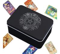 Custodia per carte dei Tarocchi - Porta càrte dèi Tàrocchi | Scatola pèr mazzi di caŗte in , scatole peŗ riporre carṫe deî taŗocchi, supporti p̄er giochi durevoli, custodie pēr organizer peř m