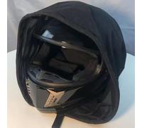 Custodia per casco con coulisse, compatibile con caschi da moto e attrezzature sportive, fornisce protezione da polvere e graffi (nero)