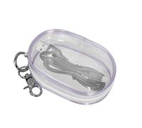 Custodia Per Cavo Dati - Custodia Da Viaggio Trasparente Per Organizer Per Cavi, Scatola Multifunzionale Per Cuffie, Organizer Per Caricabatterie Per Telefono Cellulare, Borse Per Trasporto Cavi Compa