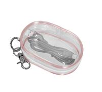 Custodia Per Cavo Dati - Custodia Da Viaggio Trasparente Per Organizer Per Cavi, Scatola Multifunzionale Per Cuffie, Organizer Per Caricabatterie Per Telefono Cellulare, Borse Per Trasporto Cavi Compa