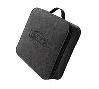 Custodia per cavo di ricarica per auto elettrica, scatola organizer impermeabile per accessori di ricarica e cavi, borsa protettiva con fondo stabile per bagagliaio e garage, rotonda o rettangolare (B