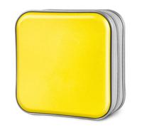 Custodia per CD Siveit da 40 CD/DVD, custodia rigida in plastica per DVD, raccoglitore per auto, casa, ufficio, viaggio (giallo)