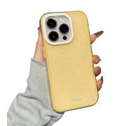 Custodia per cellulare anti-goccia in tinta unita adatta per iPhone 15pro/16promax/14 (giallo, per iPhone 16 Pus)