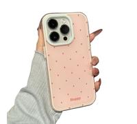 Custodia per cellulare anti-goccia in tinta unita adatta per iPhone 15pro/16promax/14 (rosa, per iPhone XSMAX)