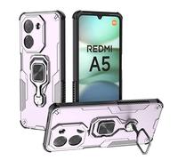 Custodia per cellulare con staffa magnetica per Xiaomi Redmi A5 4G, airbag a quattro angoli di grado militare, protezione antiurto custodia per cellulare, staffa in metallo a 360° compatibile con
