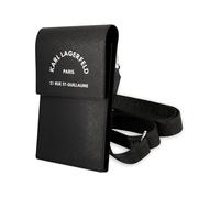 Custodia per cellulare Karl Lagerfeld KLWBSARSGK in rilievo RSG Nero - Universale