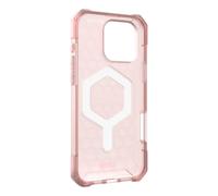 Urban Armor Gear Essential Armor MS Case compatibile con Apple iPhone 16 Pro Max (50% materiale riciclato, Ricarica wireless/magnetica ottimizzata, 4,6m protezione) rosa (trasparente)