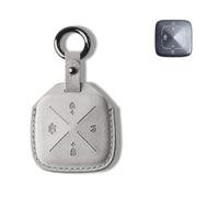 Custodia per chiave auto compatibile con Zeekr 7x in pelle scamosciata Smart Key Keyless Remote Entry Fob(Style 3)