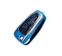 Custodia Per Chiave Auto Con Portachiavi Per Ford Per Focus 2 3 MK3 ST RS Per Ecosport Per Kuga Per Escape Per Fiesta Per C-Max Per S-Max Per Mondeo(Blue)