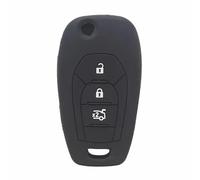 Custodia per chiave auto FOB per Chevrolet per Cruze 2017 con 4 pulsanti, portachiavi con telecomando a conchiglia, accessorio per auto. Custodia protettiva per chiave auto(Black)
