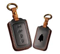 Custodia per chiave auto in lega di pelle adatta per Maserati Grecale 2022 2023 GT Granturismo Folgore EV Smart Key Holder case portachiavi Shell borsa portachiavi accessori