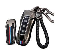 Custodia per chiave auto in lega di pelle adatta per Porsche cayenne 958 911 996 macan panamera 997 944 924 987 987 gt3 cayman 987 Smart Key Holder case portachiavi Shell borsa portachiavi accessori