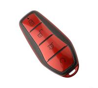 Custodia per chiave auto in pelle TPU per Byd Song Plus Yuan Pro Atto 3 Han, protezione affidabile ed elegante (rosso)