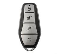 Custodia per chiave auto in pelle TPU per Byd Song Plus Yuan Pro Atto 3 Han, protezione affidabile ed elegante (argento)