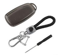 Custodia per chiave auto per modelli Chery Jao Tiggo, confezione da 1 telecomando trasparente in silicone nero o con accesso completo ai pulsanti e trasparenza del segnale, J8/J9/8 Plus/8 Pro/7 Pro/5