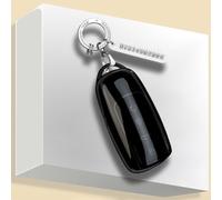 Custodia per chiave auto per modelli Chery Jao Tiggo, confezione da 1 telecomando trasparente in silicone nero o con accesso completo ai pulsanti e trasparenza del segnale, J8/J9/8 Plus/8 Pro/7 Pro/5