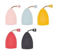 Custodia per chiave facile da usare, grande capacità e morbida pelle PU, estraibile creativo per la sicurezza delle chiavi dell'auto (nero)