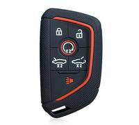 Custodia per chiave in silicone con guscio a distanza per portachiavi per Corvette C8 Coupe 2021 accessori per auto sportive - nero