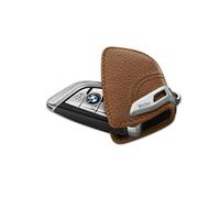 Custodia per Chiave per Telecomando Auto, con Fermaglio Elegante, Marrone