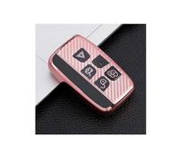 Custodia Per Chiavi Auto In TPU Per Land Per Rover Per Range Per Rover Sport Per Discovery 3 4 Per Elander 2 Per Evoque Portachiavi Con Guscio Rigido Ricambi auto(Pink)