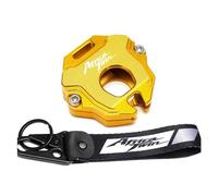 Custodia per chiavi in alluminio Per Hon@&da Africa Twin CRF1100L CRF1000L CRF 1000 1100 XRV750 XRV 750 Moto Chiave In Alluminio Caso Della Copertura Borsette Portachiavi Catena Chiave(Combo Gold)