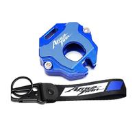 Custodia per chiavi in alluminio Per Hon@&da Africa Twin CRF1100L CRF1000L CRF 1000 1100 XRV750 XRV 750 Moto Chiave In Alluminio Caso Della Copertura Borsette Portachiavi Catena Chiave(Combo Blue)