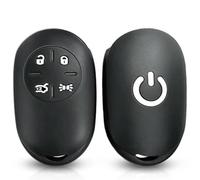 Custodia per chiavi per auto in silicone Portachiavi per F/iat 500e 500 E 4/5 pulsanti Protezione senza chiave a distanza, nero 1 PZ