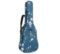 Custodia per chitarra acustica, 1 cm di spessore, impermeabile, con motivo teschio in auricolari, senza cuciture, Multicolore 07, 42.9x16.9x4.7 in, Zaino casual