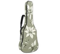 Custodia per chitarra acustica a grandezza naturale, 1 cm di spessore, con imbottitura impermeabile, 40 41 42 pollici, abbigliamento Western St Patrick con cappello da cowboy verde scarpe, Multicolore