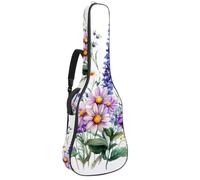 Custodia per chitarra acustica a grandezza naturale, 1 cm di spessore, con imbottitura impermeabile, 40 41 42 pollici, abbigliamento Western St Patrick con cappello da cowboy verde scarpe, Multicolore