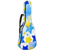 Custodia per chitarra acustica a grandezza naturale, 1 cm di spessore, imbottita, impermeabile, 40, 41, 42 pollici, graziose buste di San Valentino con lettere e cuori, Multicolore 03, 42.9x16.9x4.7