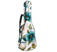 Custodia per chitarra acustica a grandezza naturale, 1 cm di spessore, imbottita, impermeabile, 40, 41, 42 pollici, graziose buste di San Valentino con lettere e cuori, Multicolore 08, 42.9x16.9x4.7