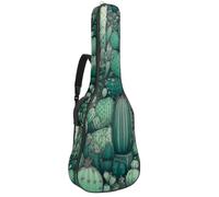Custodia per chitarra acustica a grandezza naturale, imbottitura spessa 1 cm, impermeabile, 40 41 42 pollici, vari motivi di frutta, Multicolore 02, 42.9x16.9x4.7 in, Zaino casual