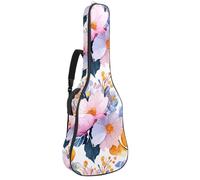 Custodia per chitarra acustica a grandezza naturale, imbottitura spessa 1 cm, impermeabile, 40 41 42 pollici, vari motivi di frutta, Multicolore 07, 42.9x16.9x4.7 in, Zaino casual