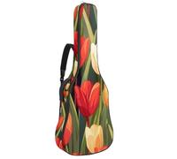 Custodia per chitarra acustica a grandezza naturale, imbottitura spessa 1 cm, impermeabile, 40 41 42 pollici, vari motivi di frutta, Multicolore 04, 42.9x16.9x4.7 in, Zaino casual