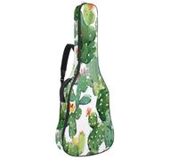 Custodia per chitarra acustica a grandezza naturale, imbottitura spessa 1 cm, impermeabile, 40 41 42 pollici, vari motivi di frutta, Multicolore 06, 42.9x16.9x4.7 in, Zaino casual
