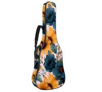 Custodia per chitarra acustica a grandezza naturale, imbottitura spessa 1 cm, impermeabile, 40 41 42 pollici, vari motivi di frutta, Multicolore 05, 42.9x16.9x4.7 in, Zaino casual