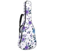 Custodia per chitarra acustica a grandezza naturale, spessore 1 cm, impermeabile, 100 cm, 100 cm, 100 cm, simpatica rana con cappello da cowboy, Multicolore 02, 42.9x16.9x4.7 in, Zaino casual