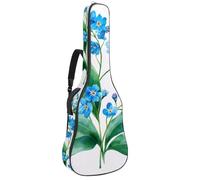 Custodia per chitarra acustica a grandezza naturale, spessore 1 cm, impermeabile, 100 cm, 100 cm, 100 cm, simpatica rana con cappello da cowboy, Multicolore 08, 42.9x16.9x4.7 in, Zaino casual