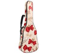 Custodia per chitarra acustica a grandezza naturale, spessore 1 cm, impermeabile, 100 cm, 100 cm, 100 cm, simpatica rana con cappello da cowboy, Multicolore 06, 42.9x16.9x4.7 in, Zaino casual